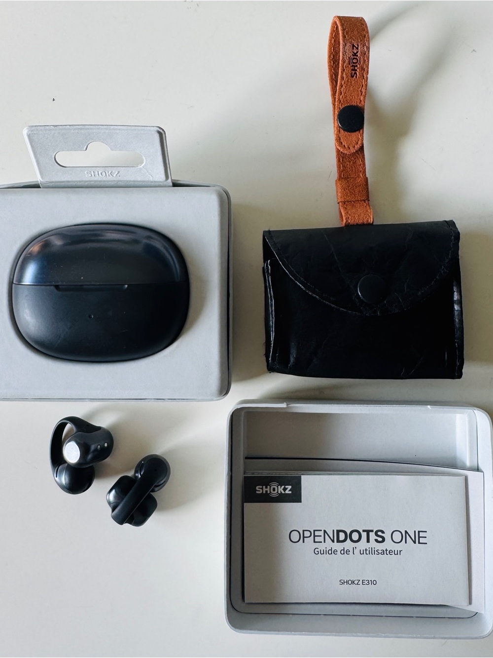 Shokz OpenDots One Wireless Earbuds - Black